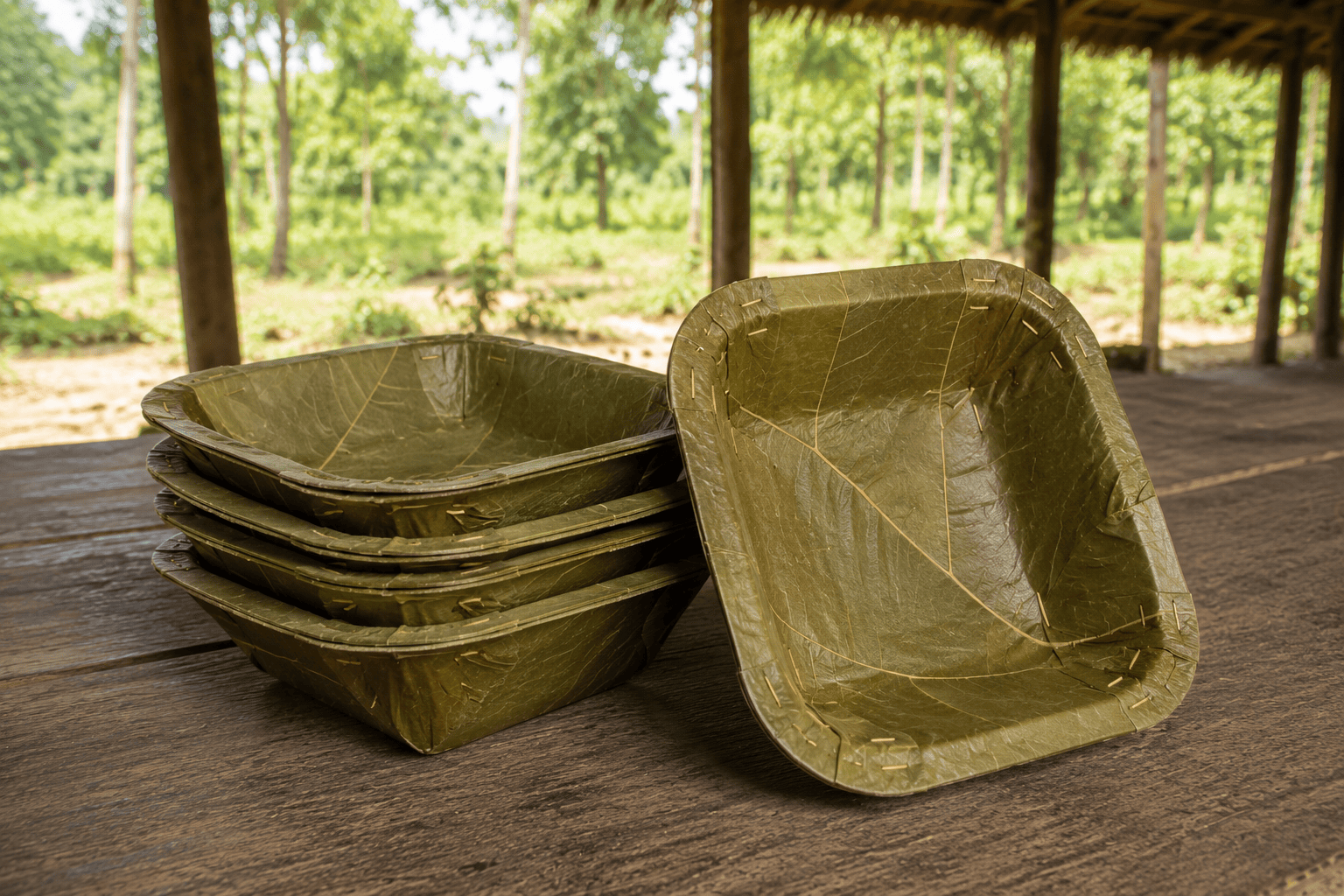 Sal Leaf Bowls